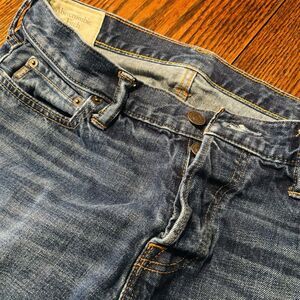 VTG Y2K Abercrombie & Fitch Jeans Men's 34x32 Slim Straight  Button Fly Low Rise